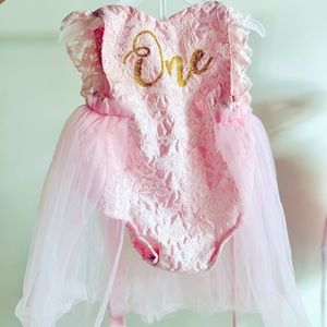 Baby Girl 1st Birthday Outfit